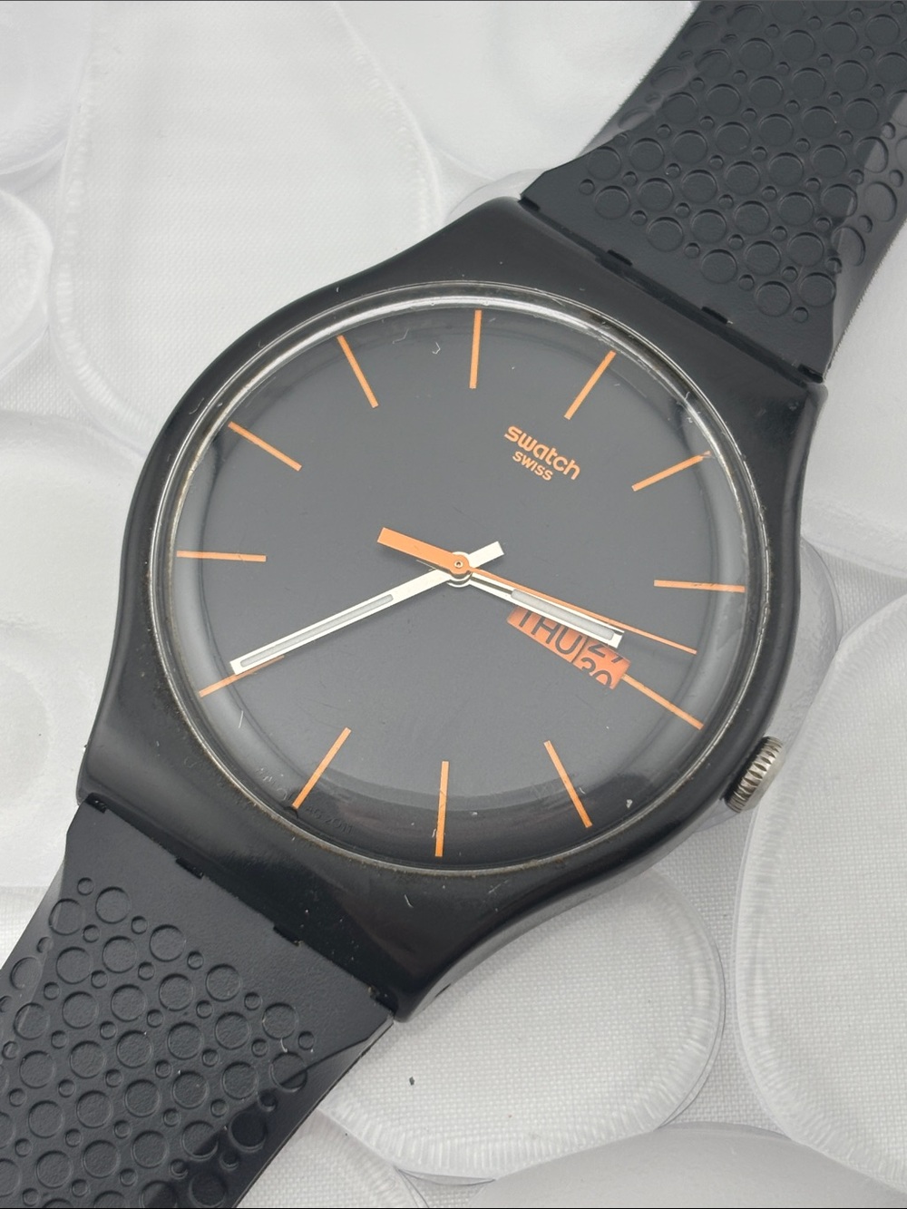 Swatch Watch - SUOB704 - DARK REBEL